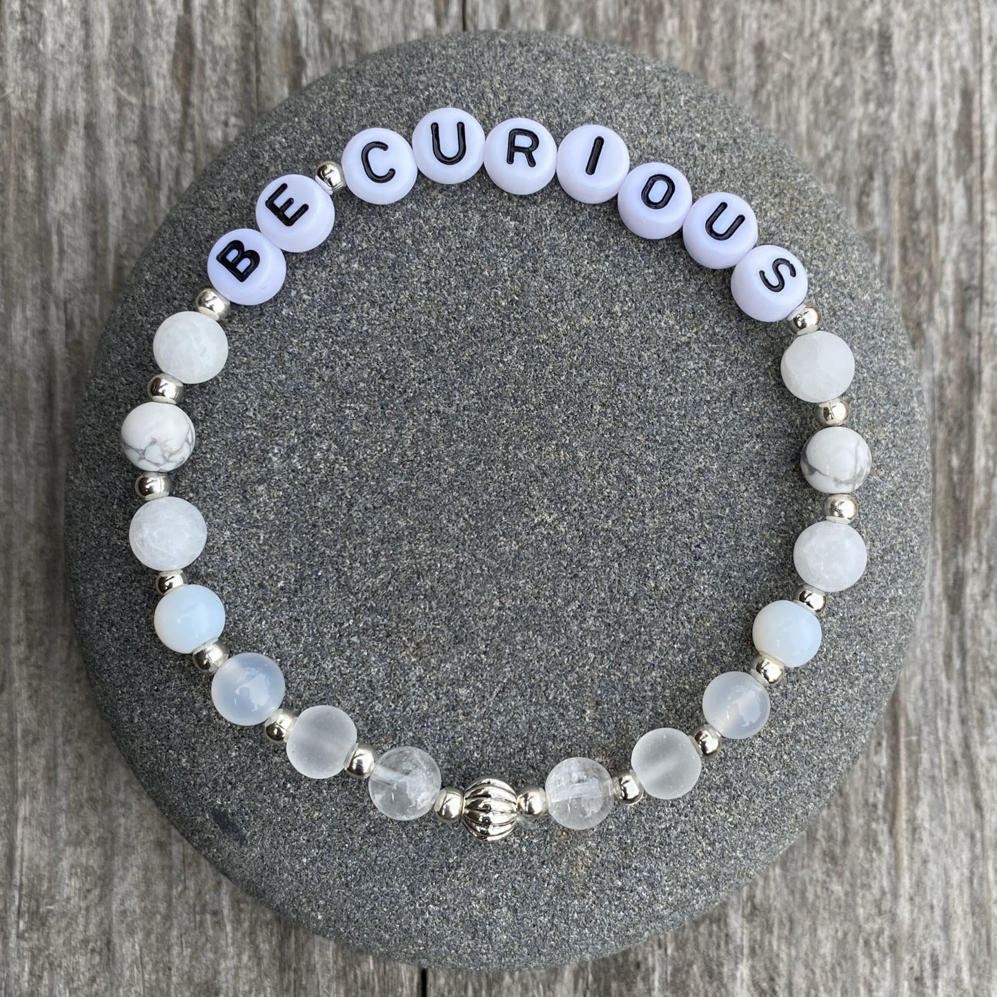 *Be Curious* Mantra Bracelet