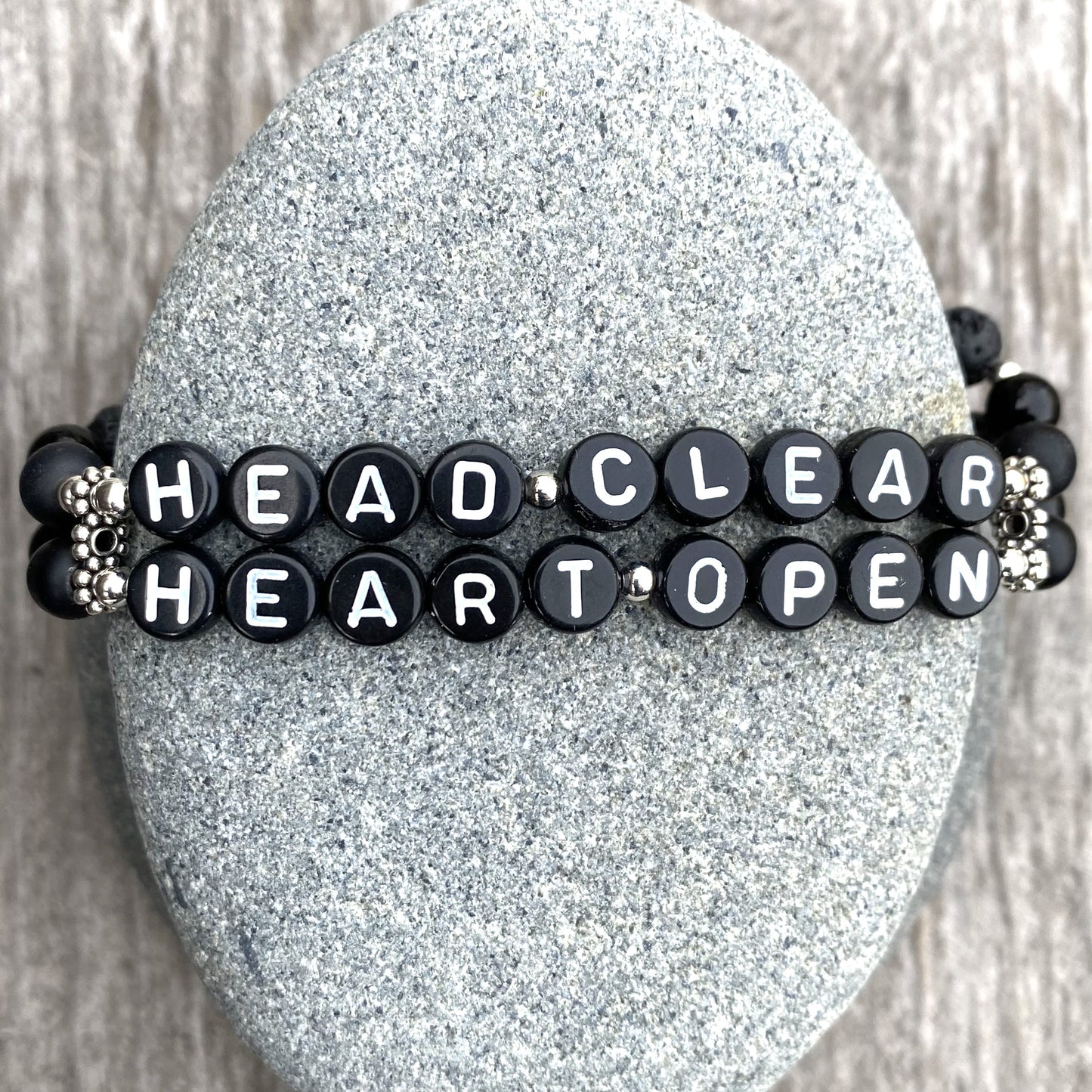 *Head Clear, Heart Open* Mantra Bracelet