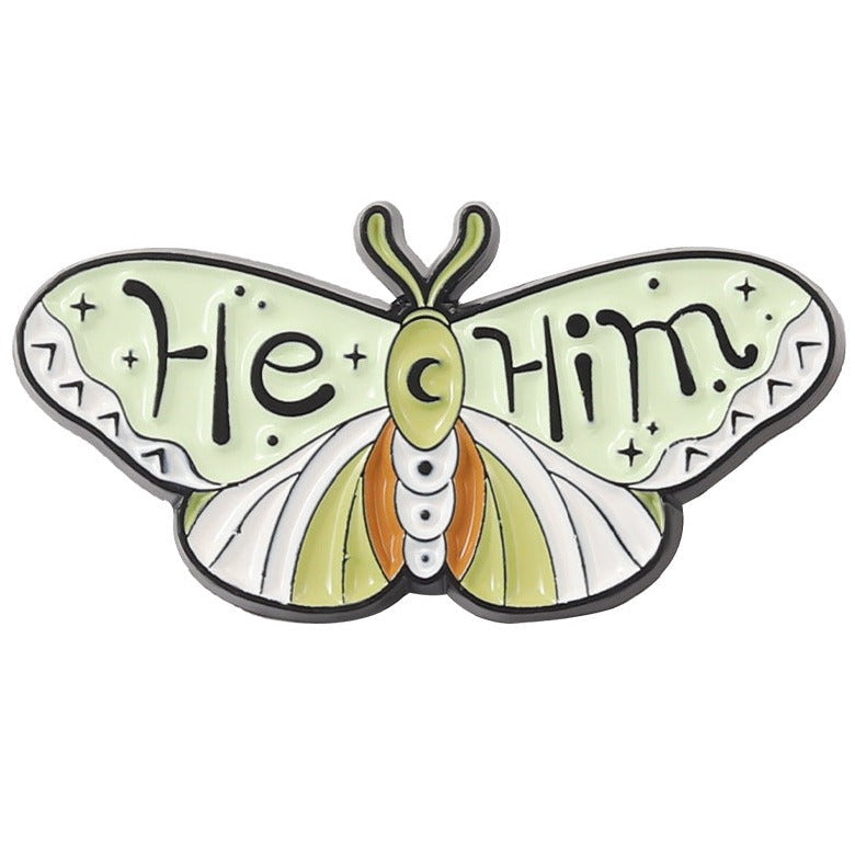 *He/Him* Pronoun Lapel Pin