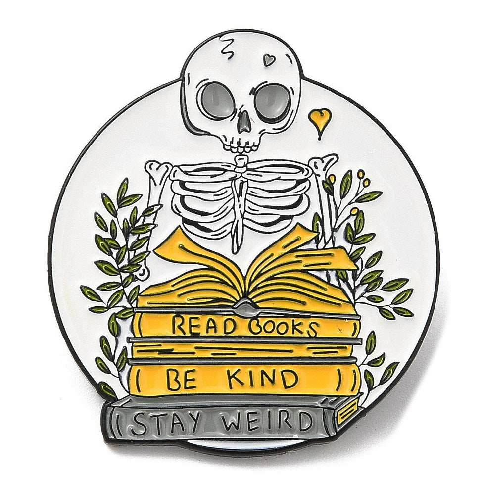 *Read Books, Be Kind, Stay Weird* Lapel Pin