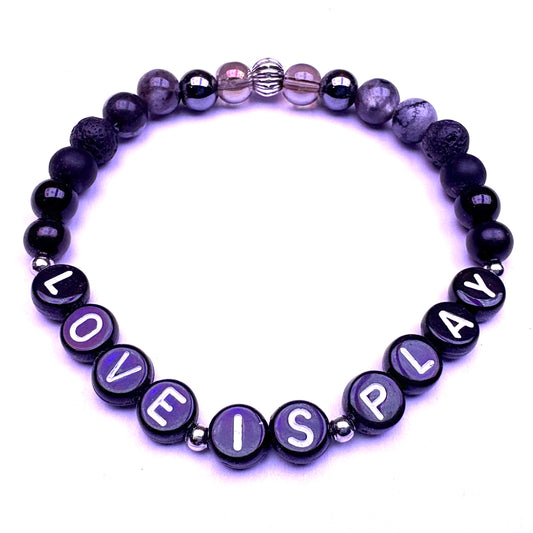 *Love Is Play* Mantra Bracelet