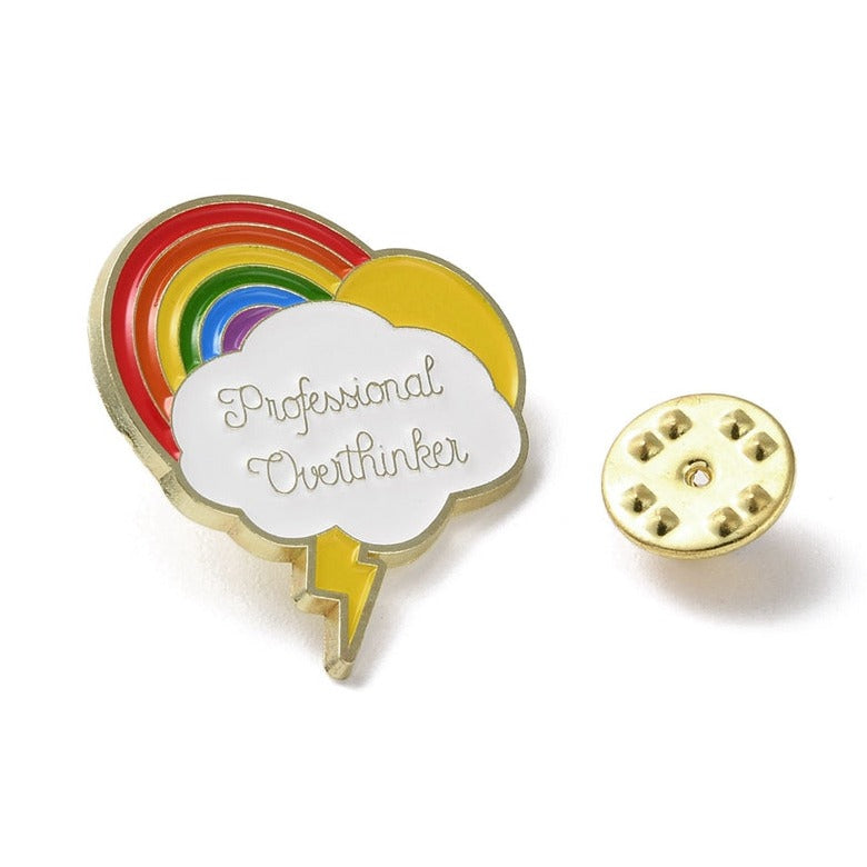 *Professional Overthinker* Lapel Pin