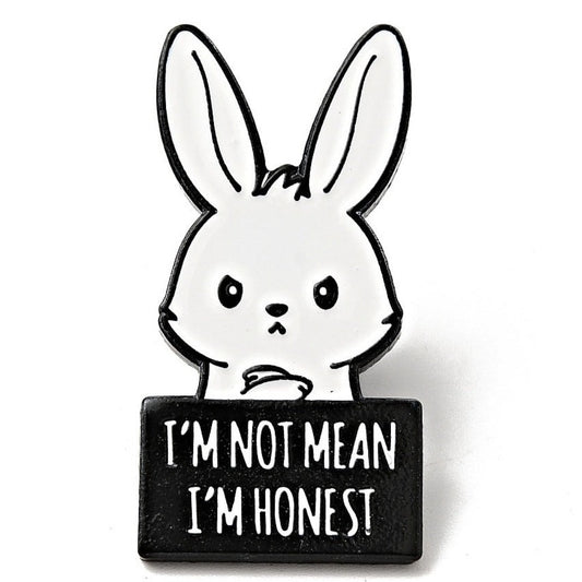 *I'm Not Mean, I'm Honest* Lapel Pin