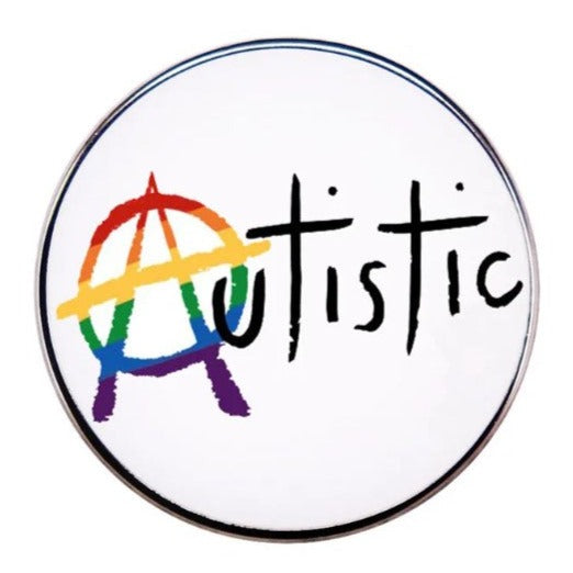 *Anarchautistic* Lapel Pin