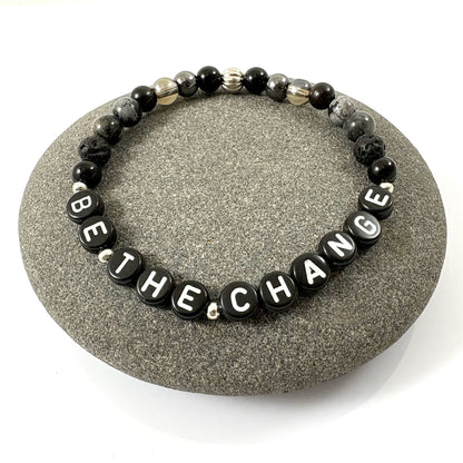 *Be The Change* Mantra Bracelet