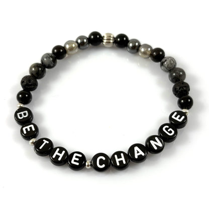 *Be The Change* Mantra Bracelet