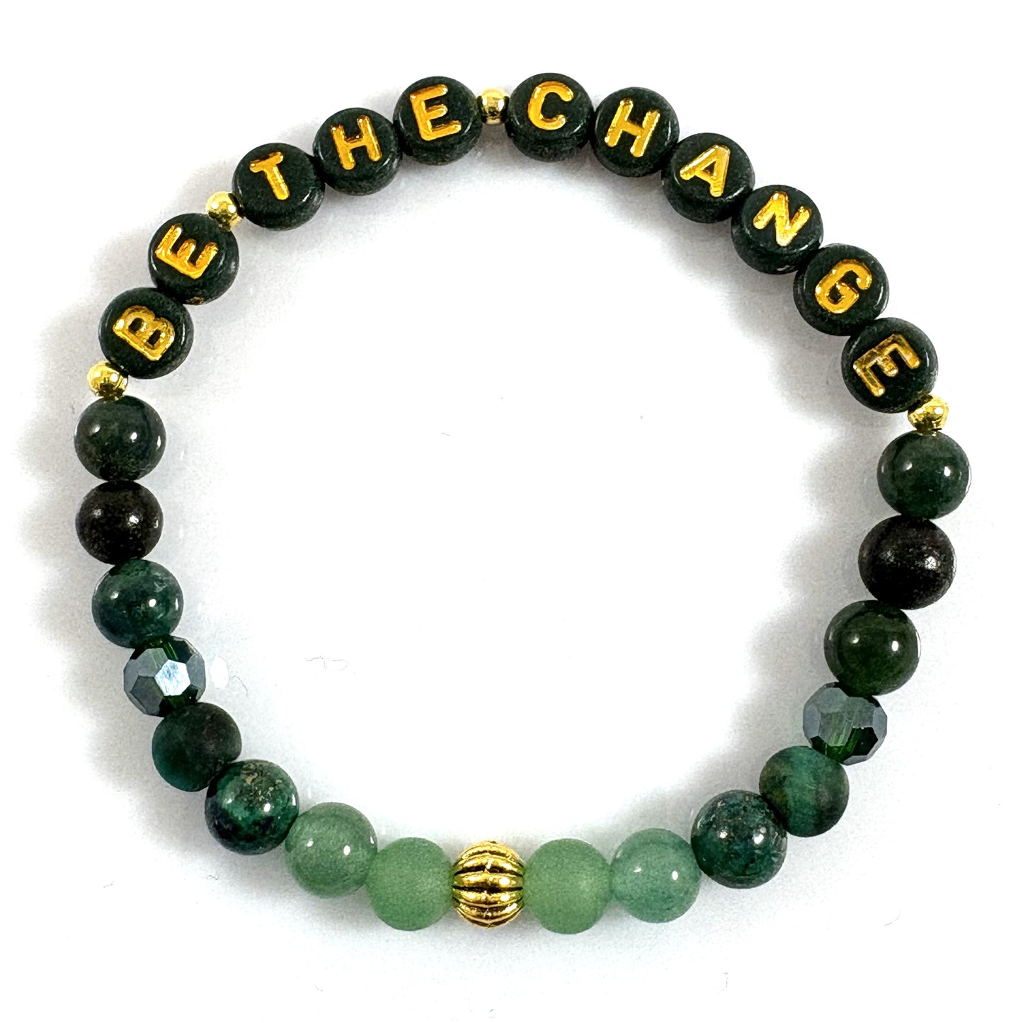 *Be The Change* Mantra Bracelet