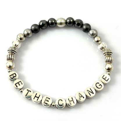 *Be The Change* Mantra Bracelet