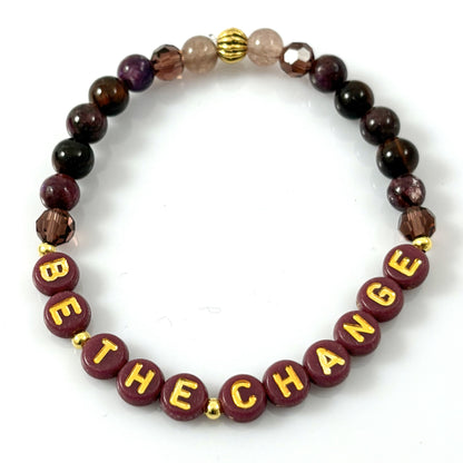 *Be The Change* Mantra Bracelet