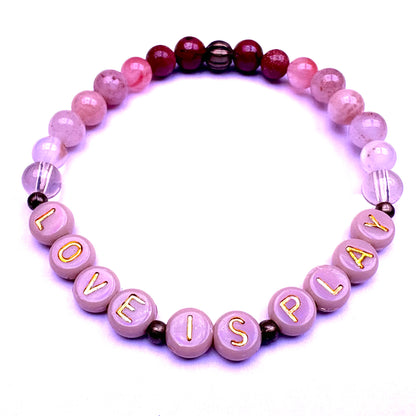 *Love Is Play* Mantra Bracelet