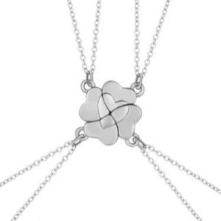 Clover Friendship Necklace - set of 4