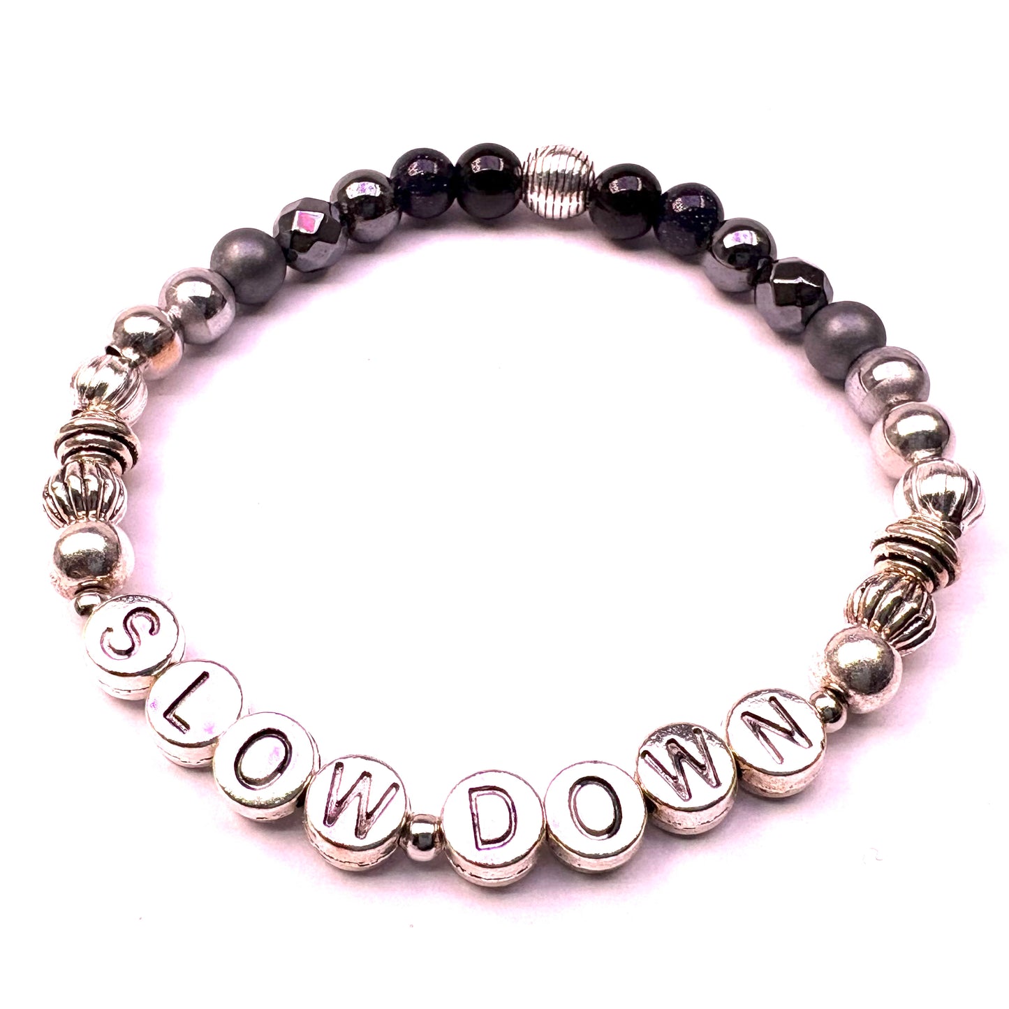 *Slow Down* Mantra Bracelet