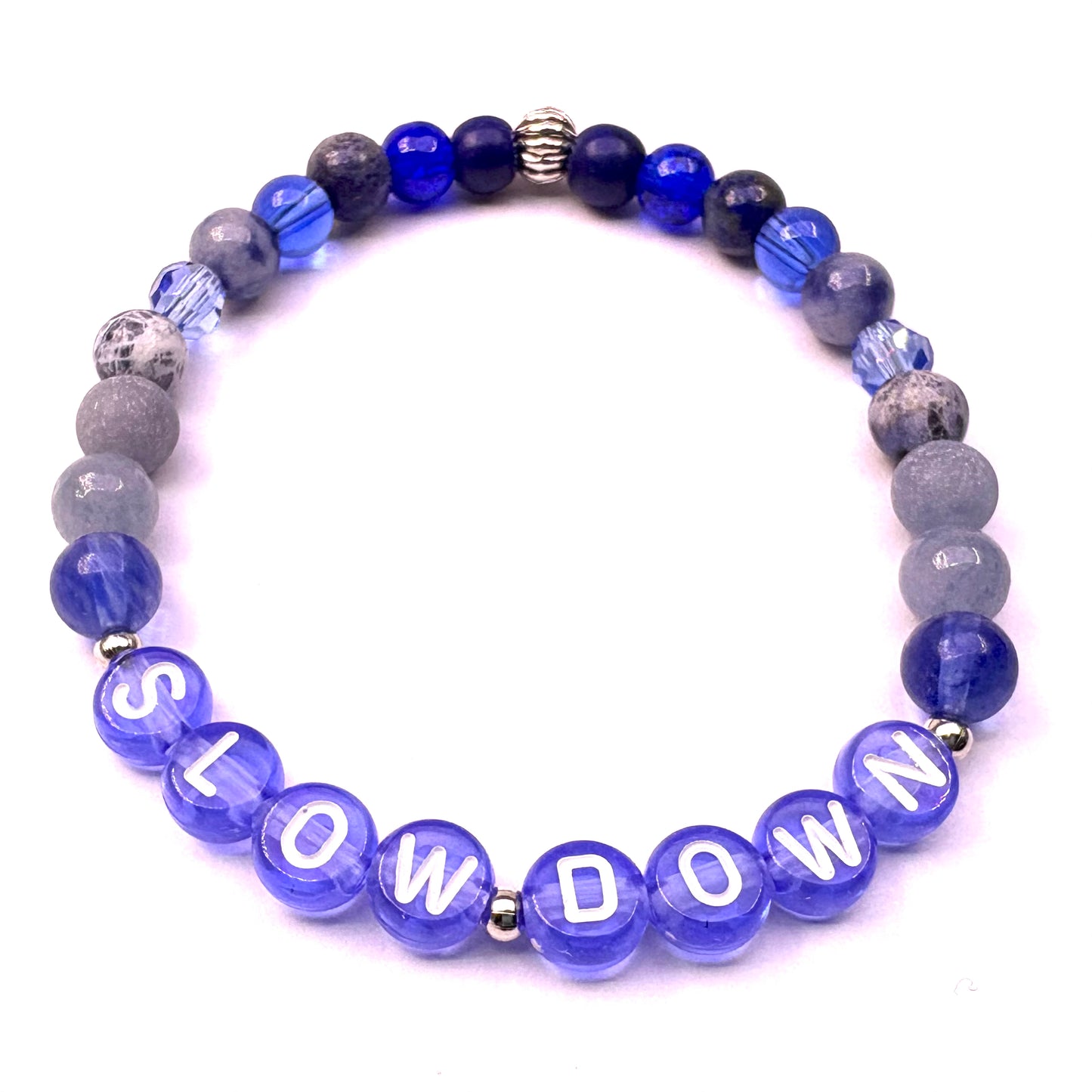 *Slow Down* Mantra Bracelet