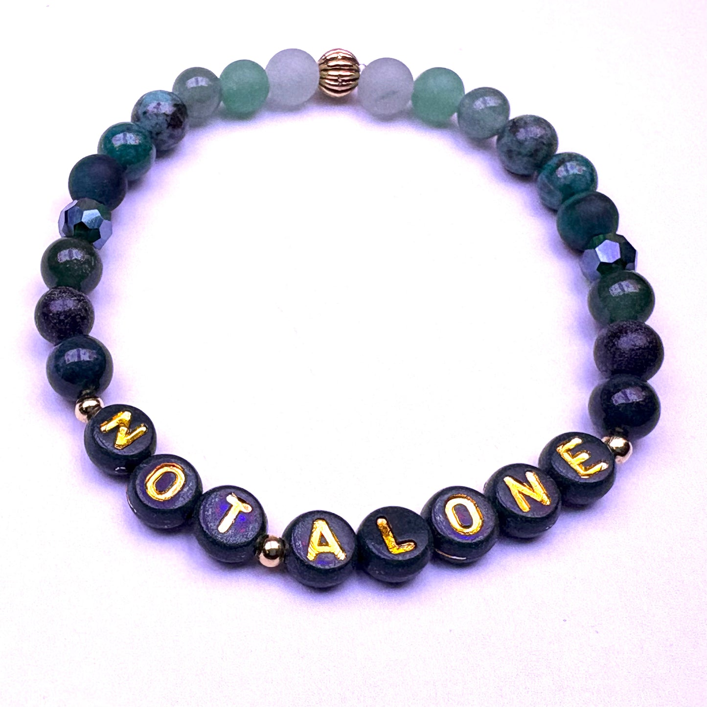 *Not Alone* Mantra Bracelet