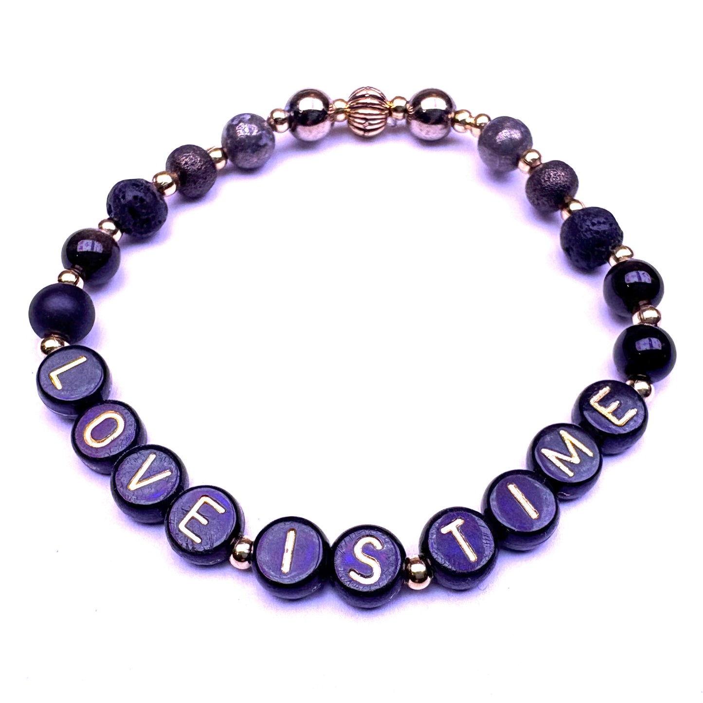 *Love Is Time* Mantra Bracelet