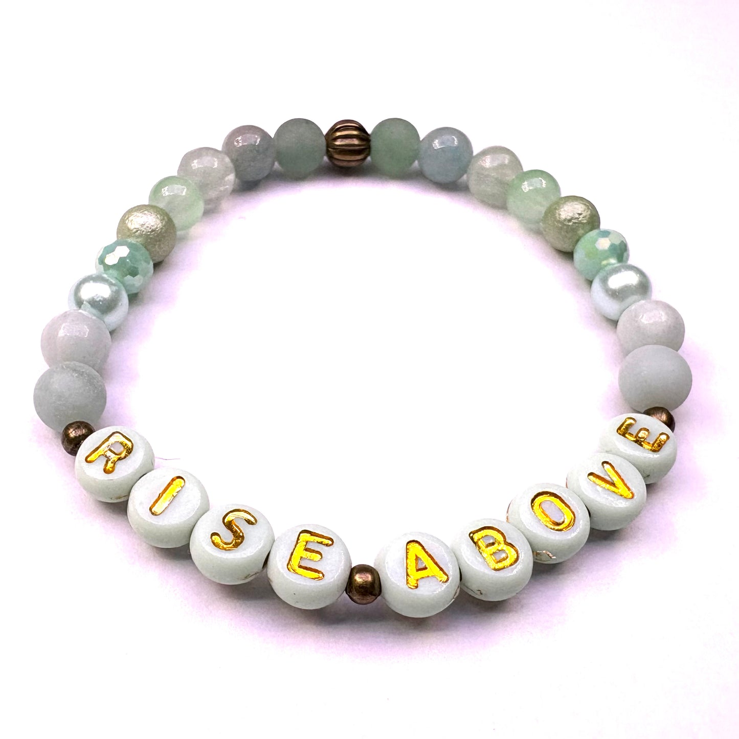 *Rise Above* Mantra Bracelet