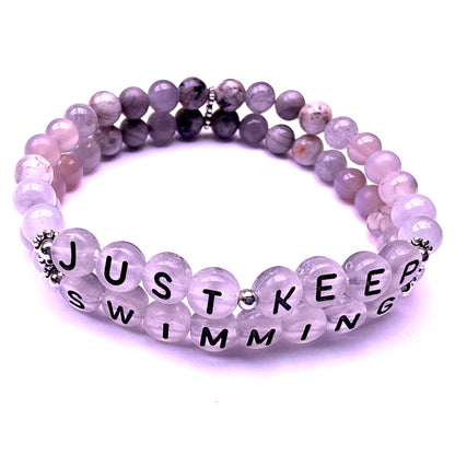 *Just Keep Swimming* Mantra Bracelet