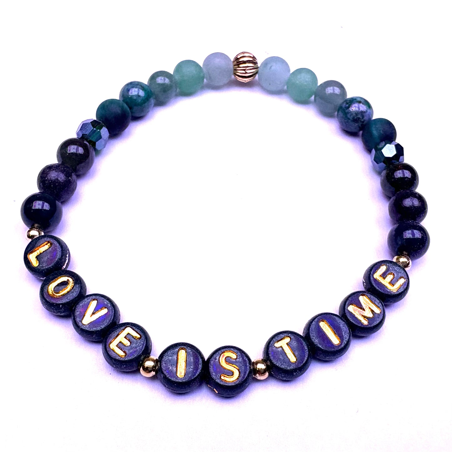 *Love Is Time* Mantra Bracelet