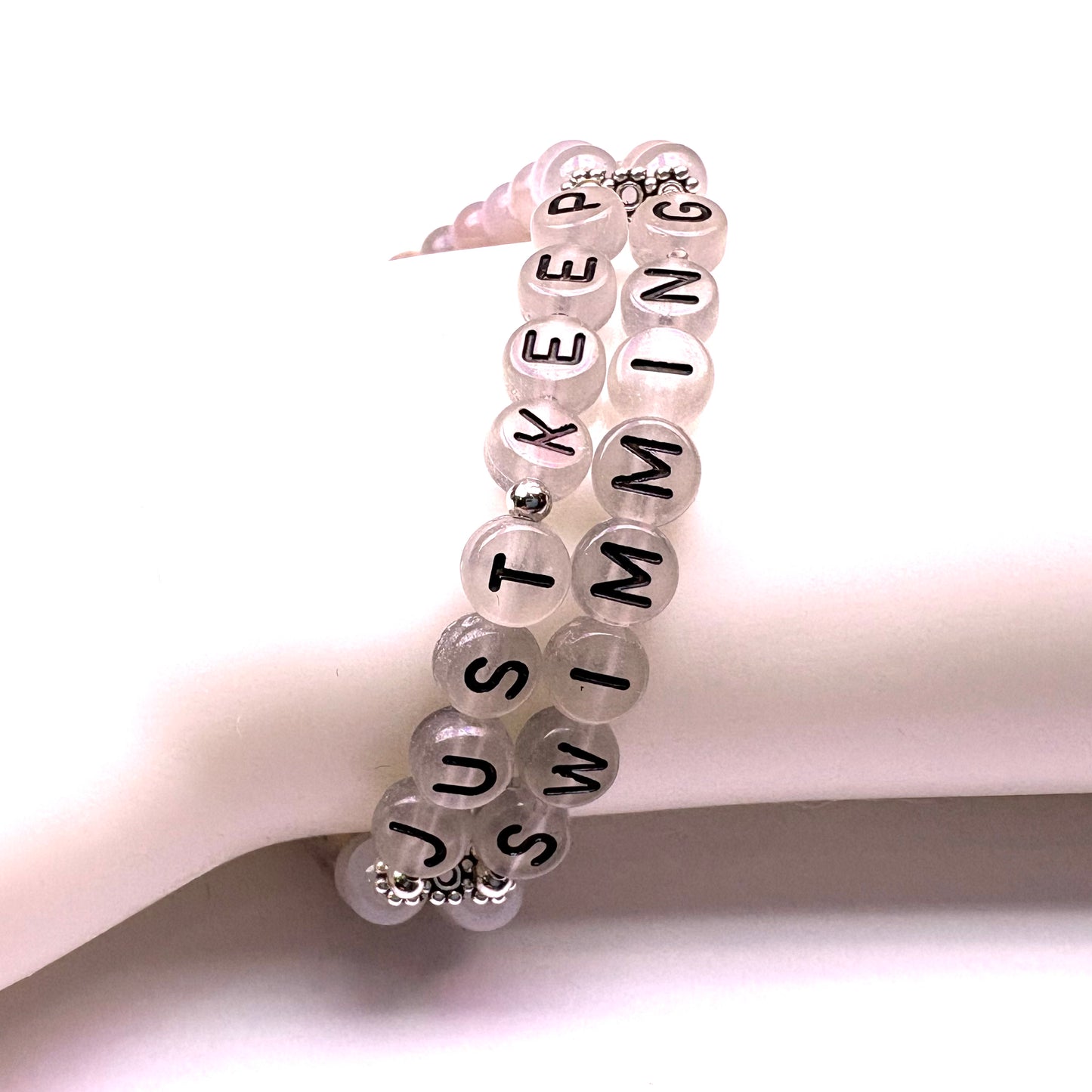 *Just Keep Swimming* Mantra Bracelet