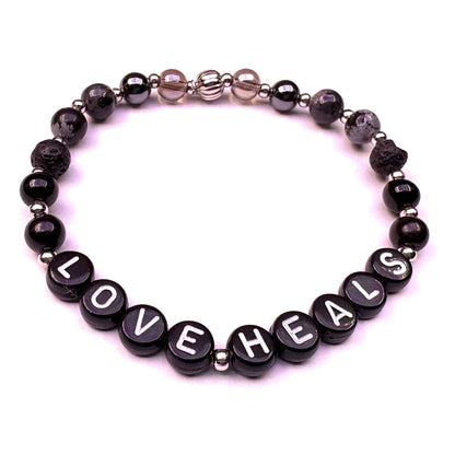 *Love Heals* Mantra Bracelet