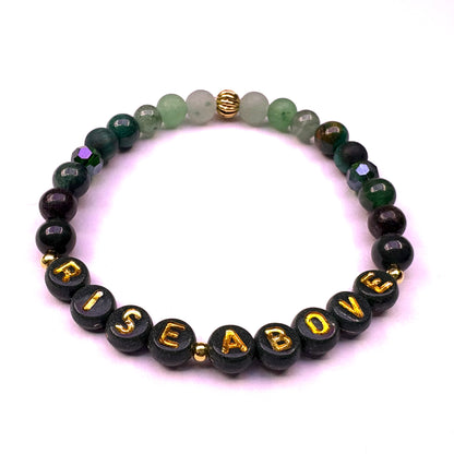 *Rise Above* Mantra Bracelet