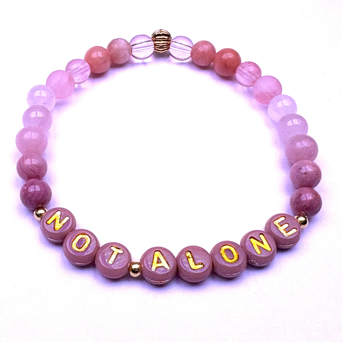 *Not Alone* Mantra Bracelet