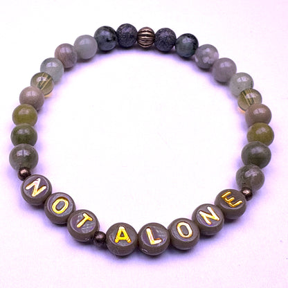 *Not Alone* Mantra Bracelet