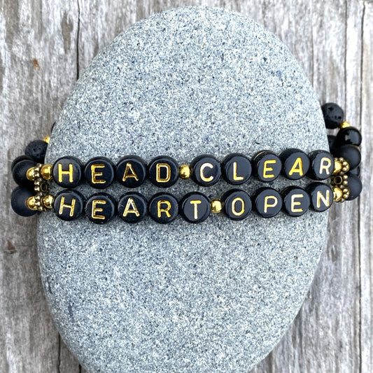 *Head Clear, Heart Open* Bracelet (Double Strand)