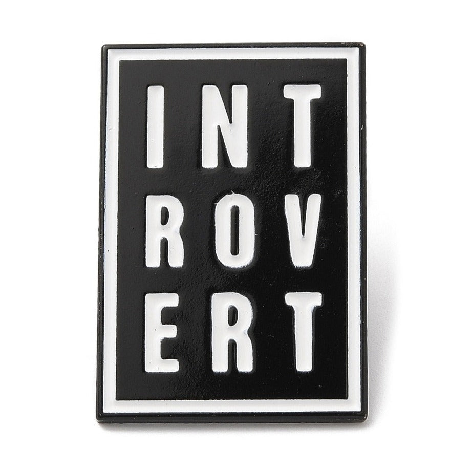 *Introvert* Lapel Pin