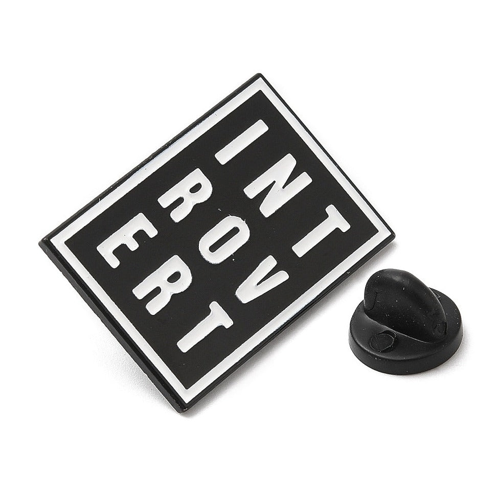 *Introvert* Lapel Pin