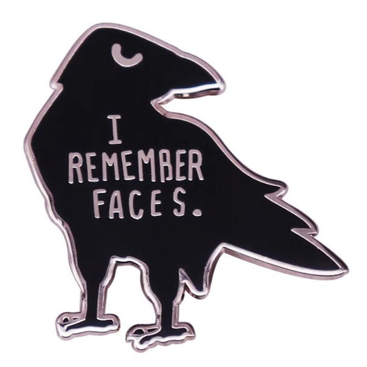 *I Remember Faces* Lapel Pin