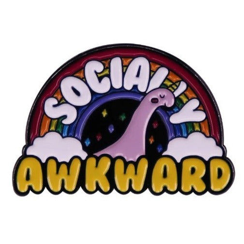 *Socially Awkward* Lapel Pin