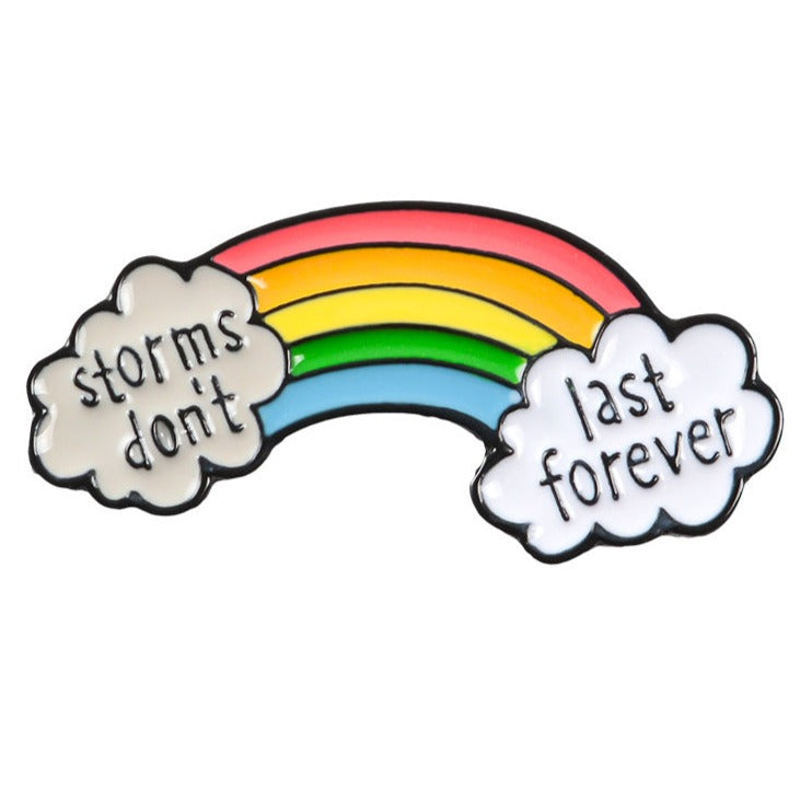 *Storms Don't Last Forever* Lapel Pin