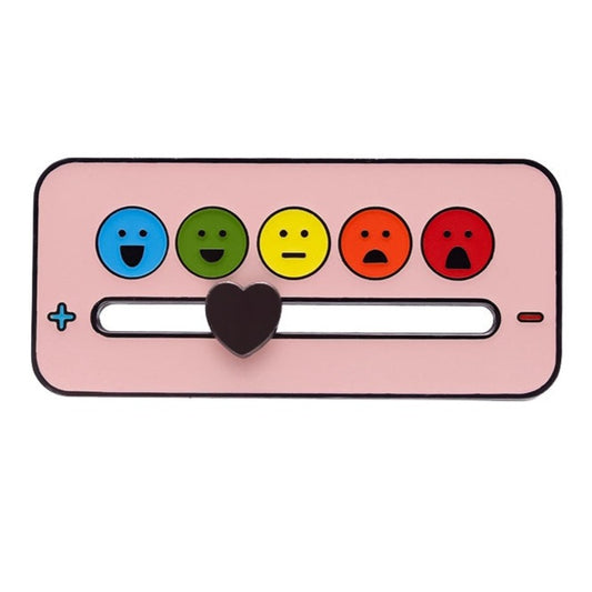 Mood Meter Interactive Lapel Pin