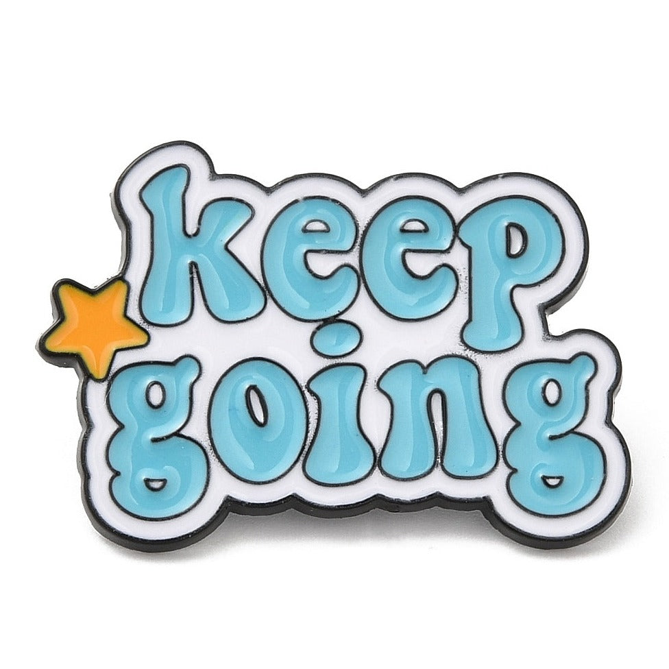 *Keep Going* Lapel Pin